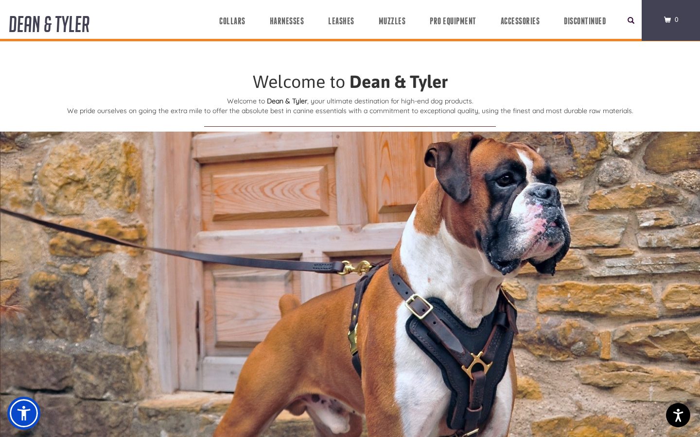 Dean & Tyler Dog Products website